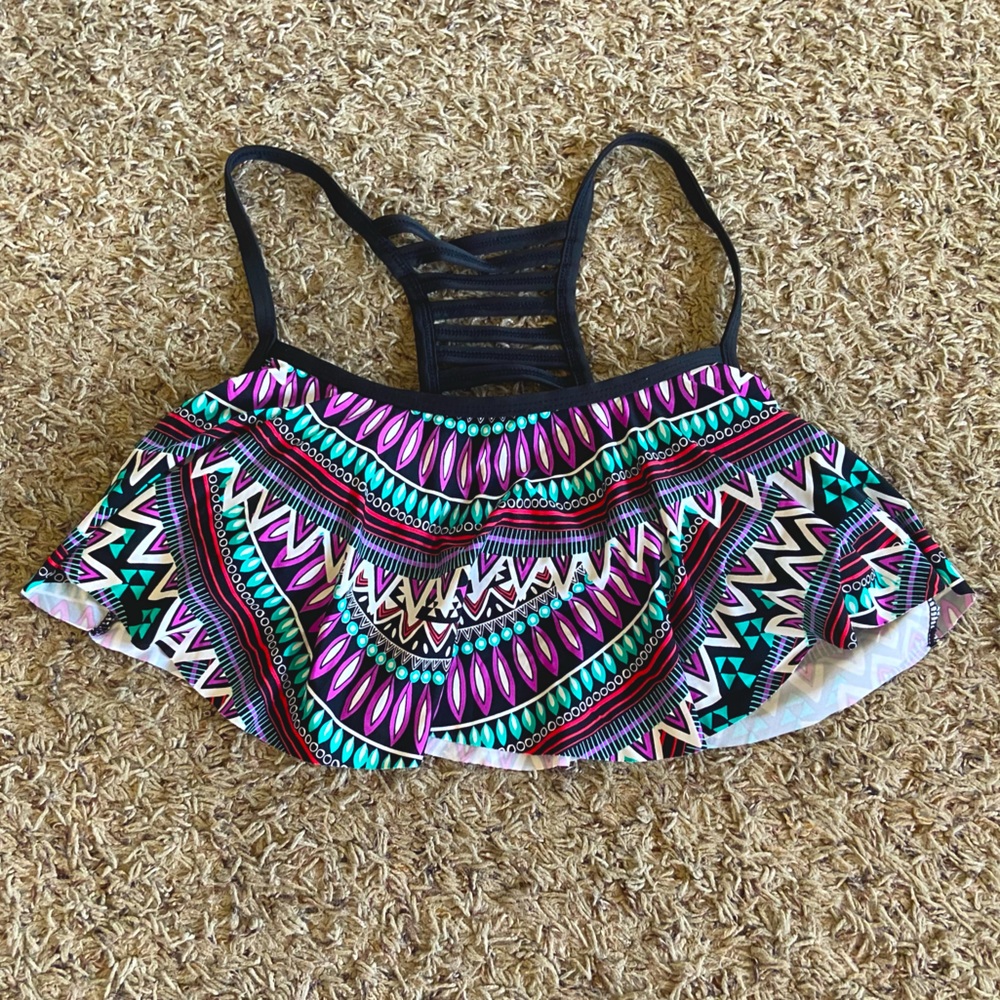 Ruffle Swimsuit Top